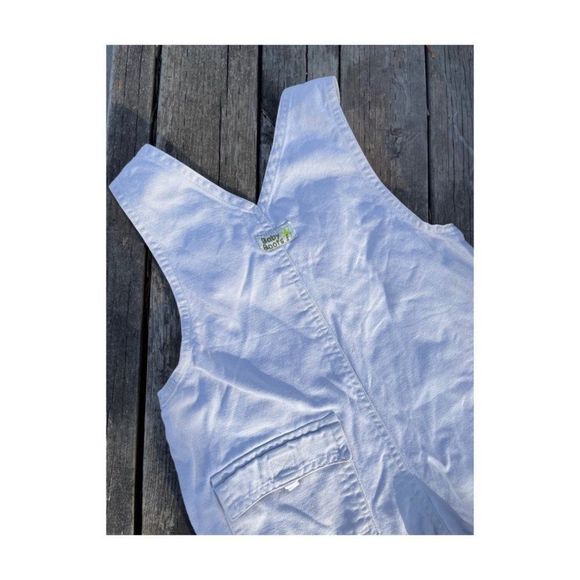Vintage Y2K Vintage Beige Overalls 100% Cotton Baby Boots India Sz 30 lbs - Picture 7 of 12